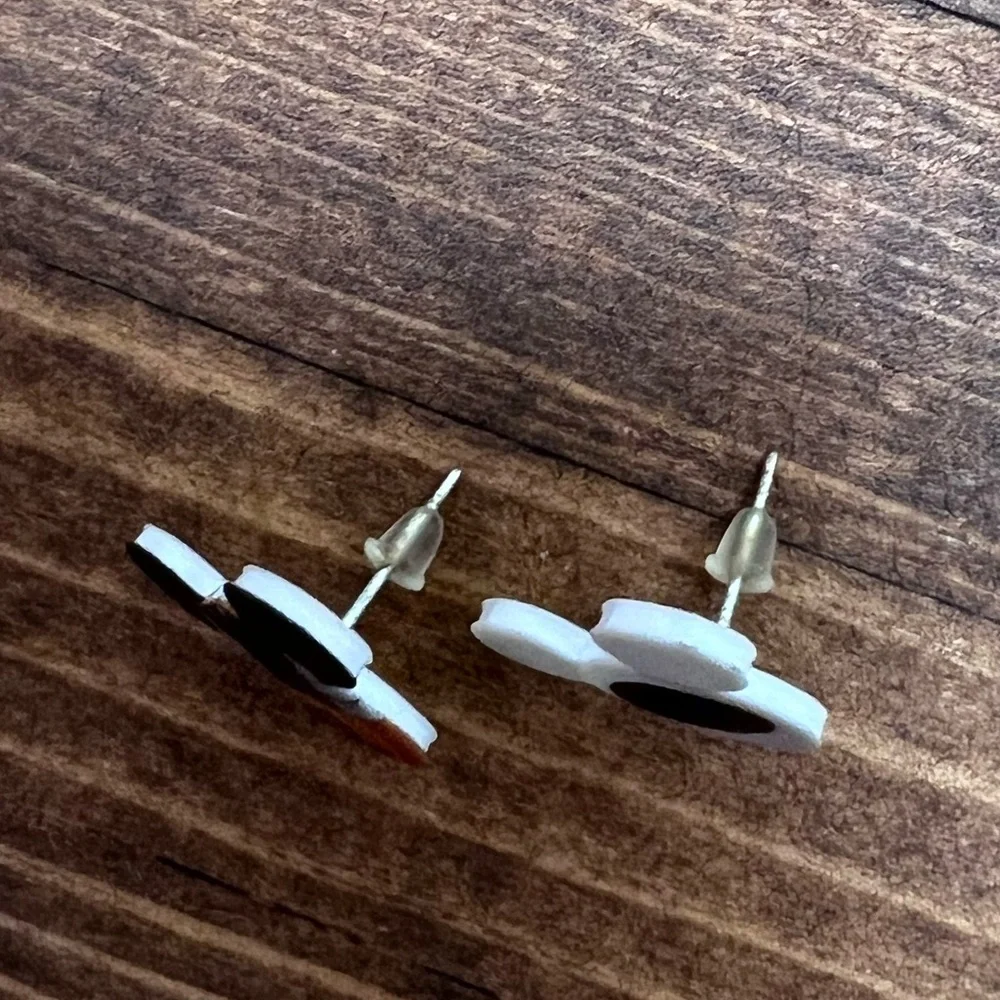 FWP Wall-e and Eve Handmade Earrings - Picture 2 of 2